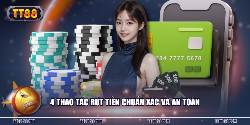 4 thao tác rút tiền chuẩn xác và an toàn 
