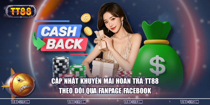Cập nhật khuyến mãi hoàn trả TT88 theo dõi qua Fanpage Facebook